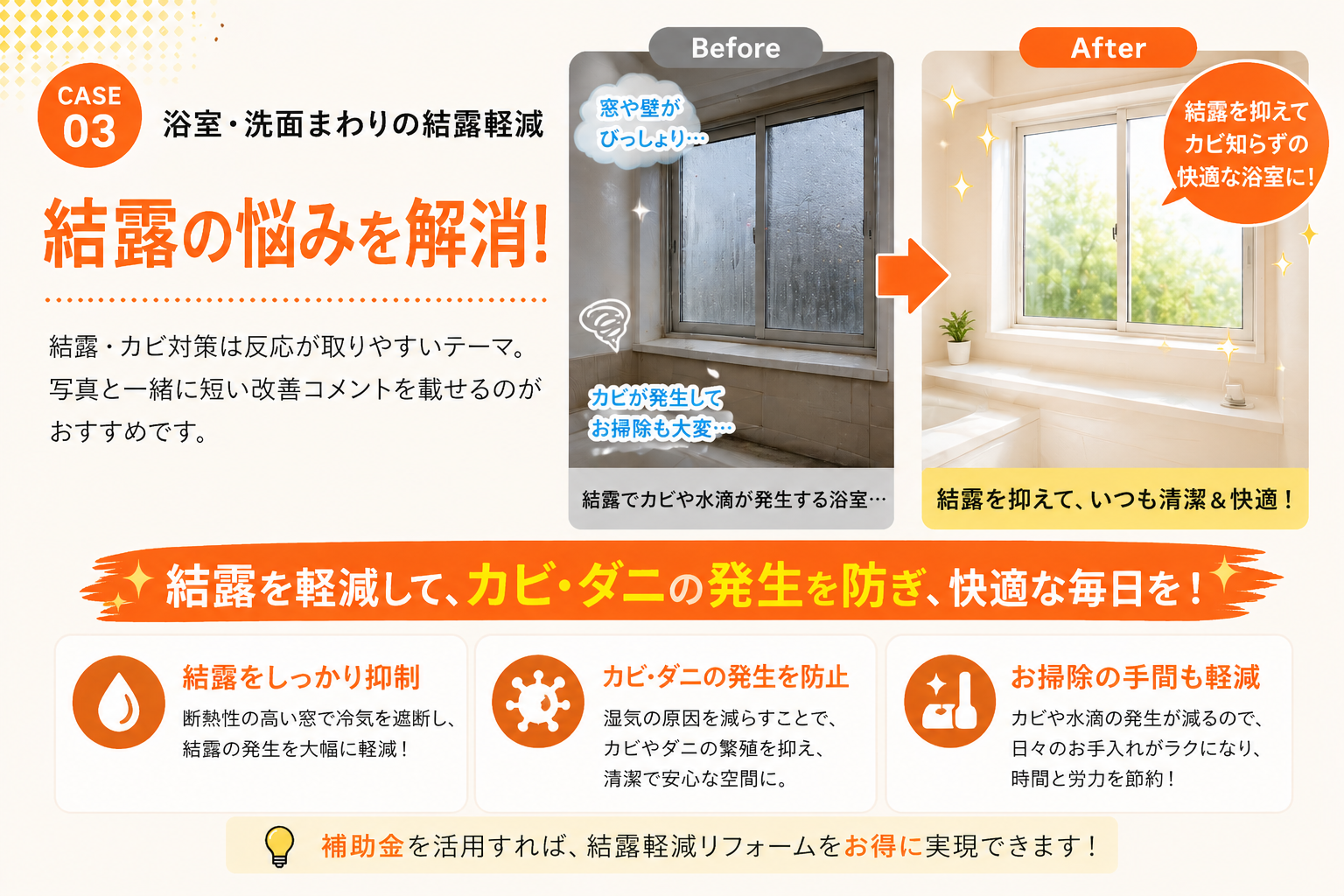 三郷市 浴室の内窓施工事例 結露のお悩み解消