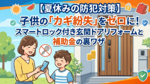 【夏休みの防犯対策】子供の「カギ紛失」をゼロに！スマートロック付き玄関ドアリフォームと補助金の裏ワザ エスワイエーエー