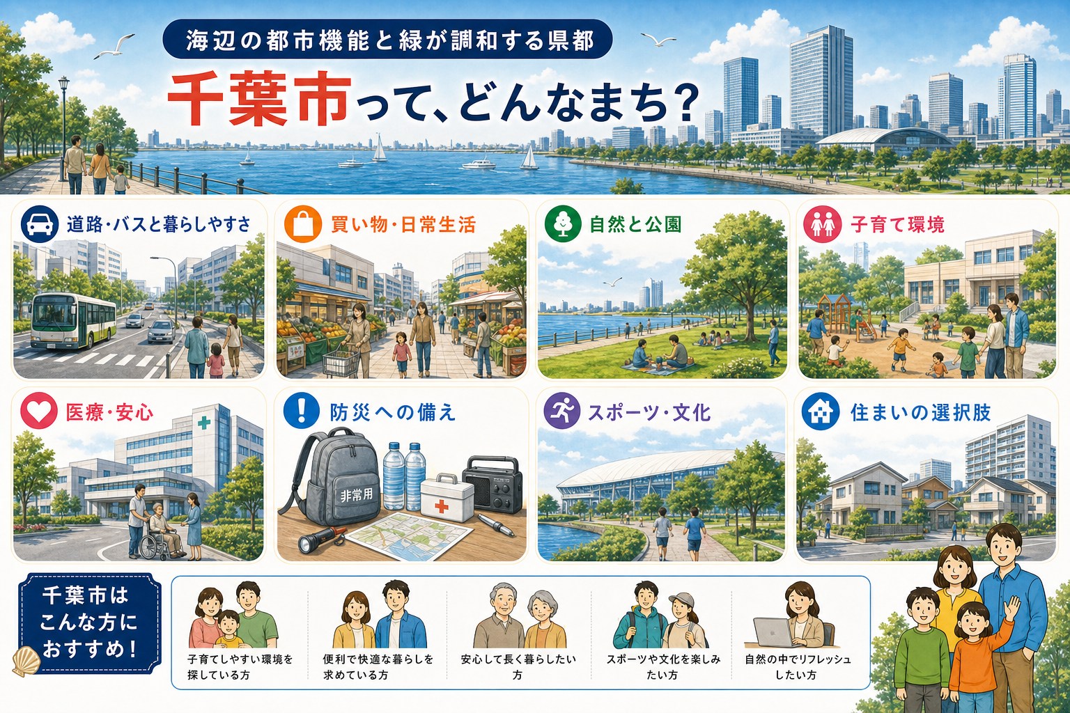 千葉県千葉市の内窓工事 千葉駅・海浜幕張駅 周辺の住宅対応エリアイメージ