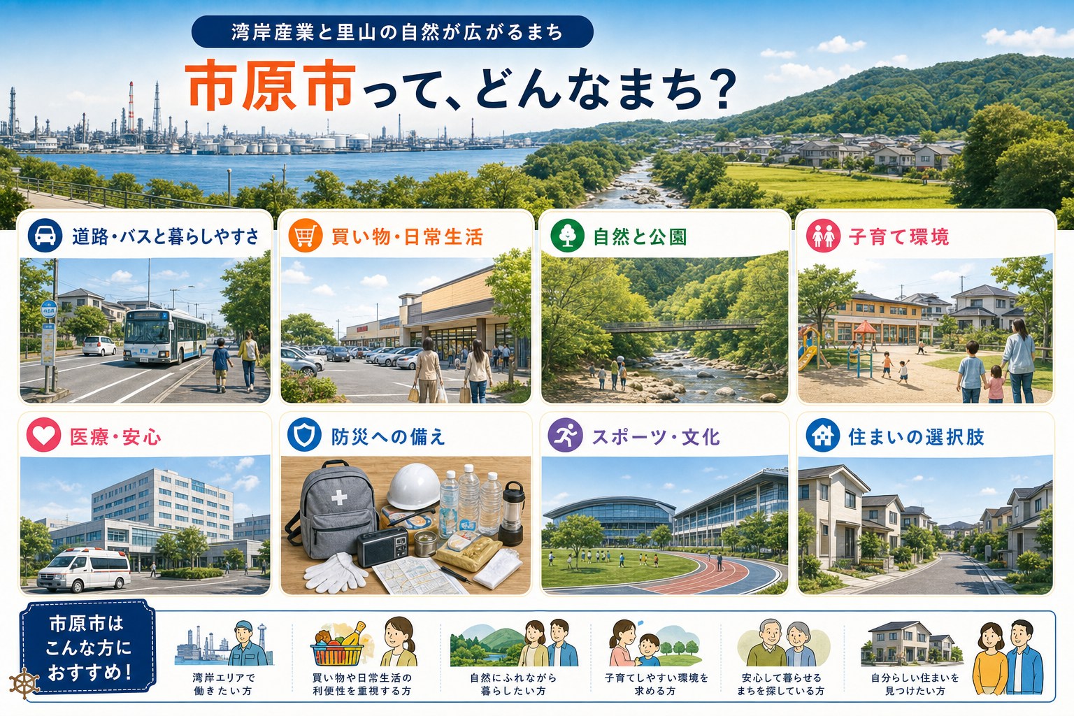 千葉県市原市の内窓工事 五井駅・八幡宿駅 周辺の住宅対応エリアイメージ