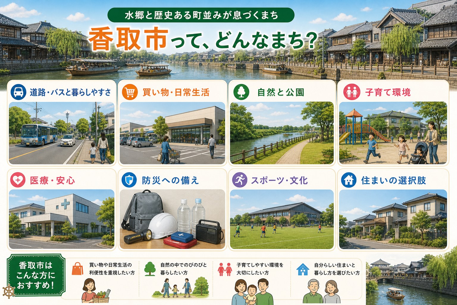 千葉県香取市の内窓工事 佐原駅・小見川駅 周辺の住宅対応エリアイメージ
