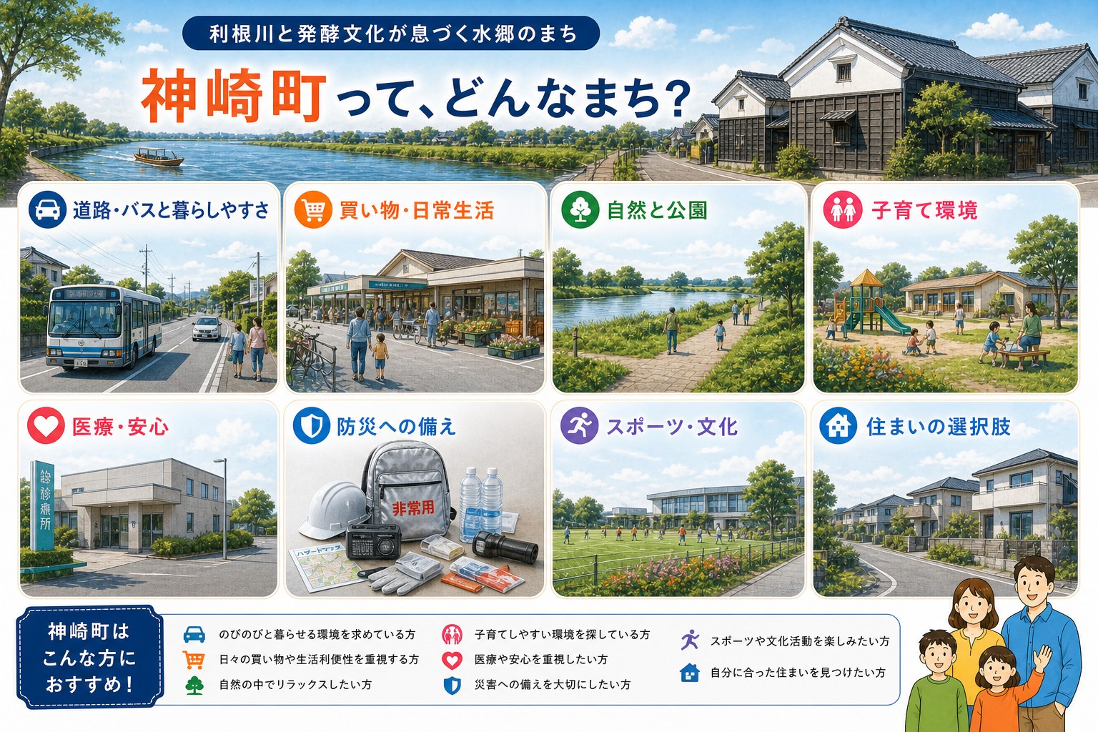 千葉県神崎町の内窓工事 下総神崎駅・下総神崎駅 周辺の住宅対応エリアイメージ