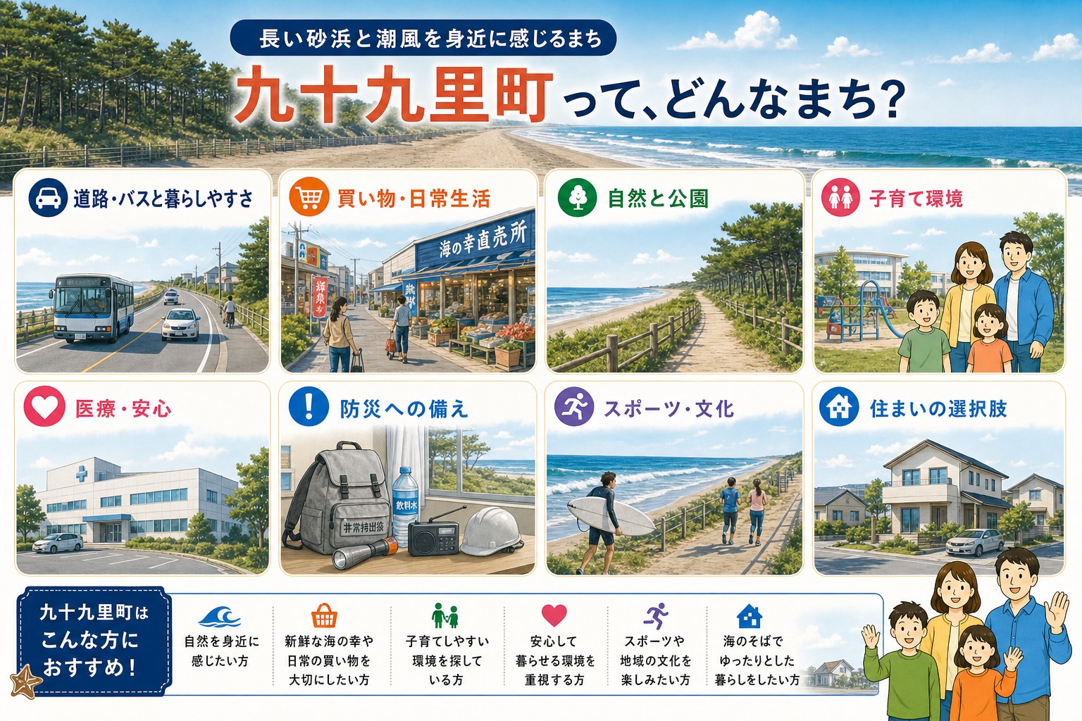 千葉県九十九里町の内窓工事 （鉄道駅なし駅・東金が最寄）駅 周辺の住宅対応エリアイメージ