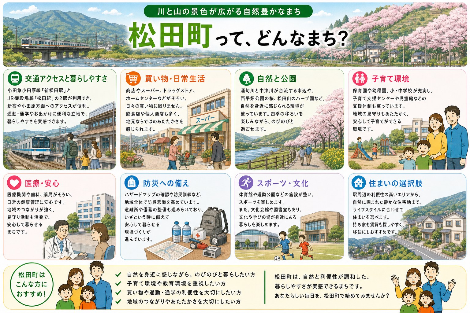 神奈川県松田町の内窓工事 新松田駅・松田駅 周辺の住宅対応エリアイメージ