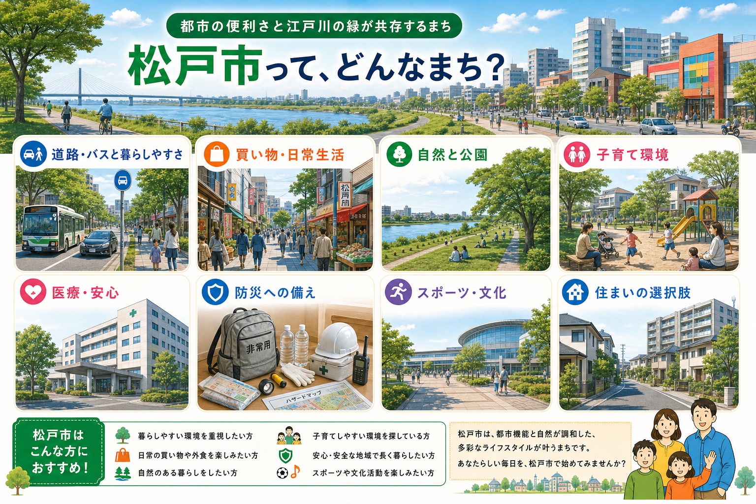 千葉県松戸市の内窓工事 松戸駅・新松戸駅 周辺の住宅対応エリアイメージ