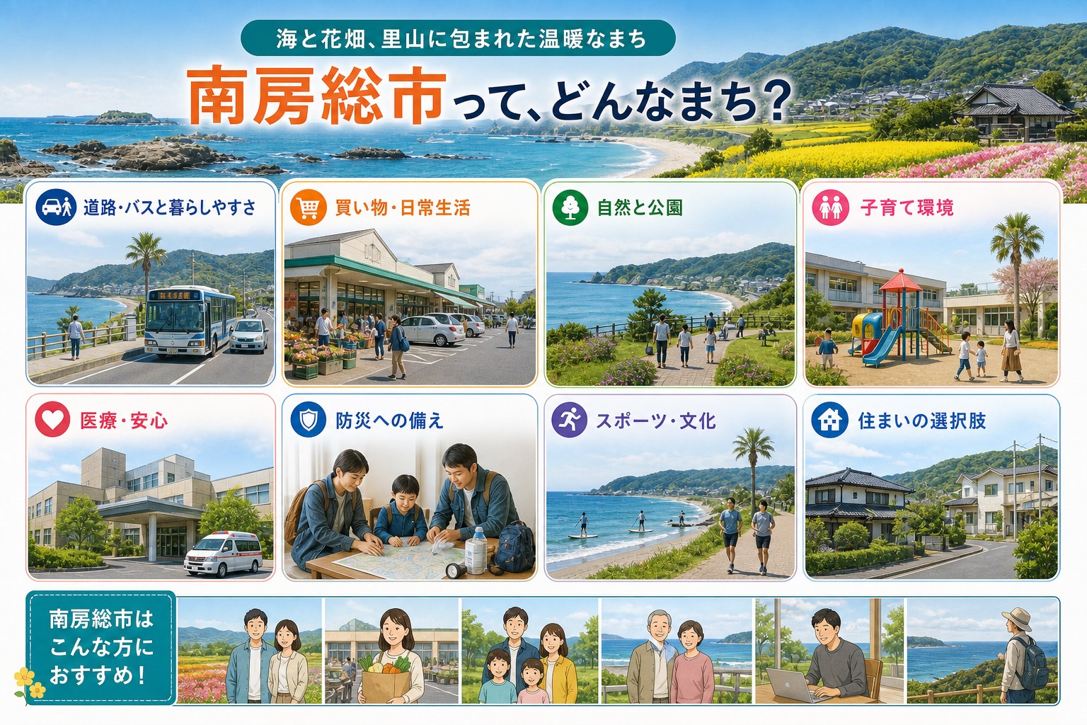 千葉県南房総市の内窓工事 千倉駅・岩井駅 周辺の住宅対応エリアイメージ