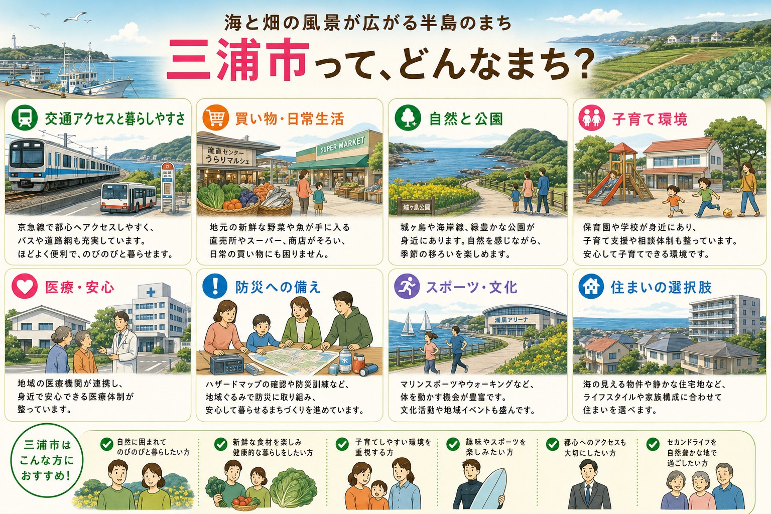 神奈川県三浦市の内窓工事 三崎口駅・三崎口駅 周辺の住宅対応エリアイメージ