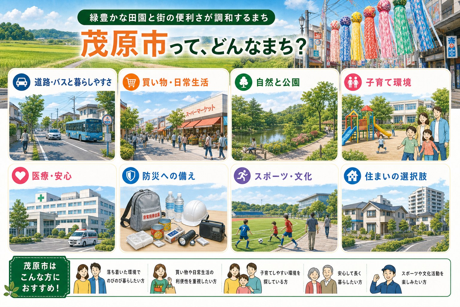 千葉県茂原市の内窓工事 茂原駅・新茂原駅 周辺の住宅対応エリアイメージ