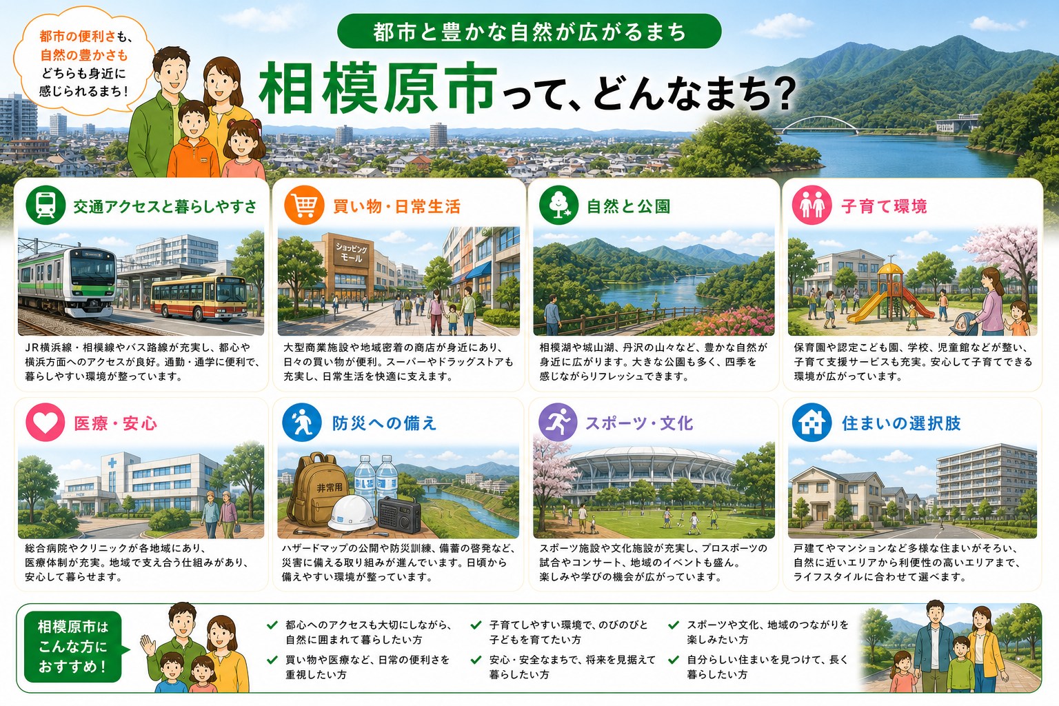 神奈川県相模原市の内窓工事 橋本駅・相模大野駅 周辺の住宅対応エリアイメージ