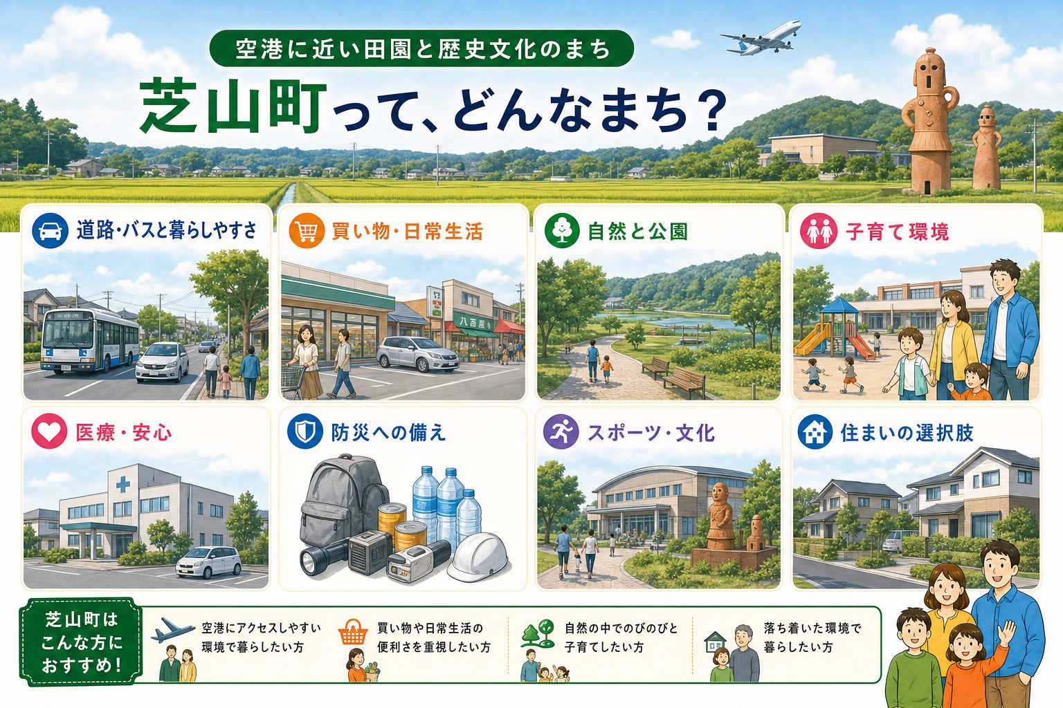 千葉県芝山町の内窓工事 芝山千代田駅・芝山千代田駅 周辺の住宅対応エリアイメージ