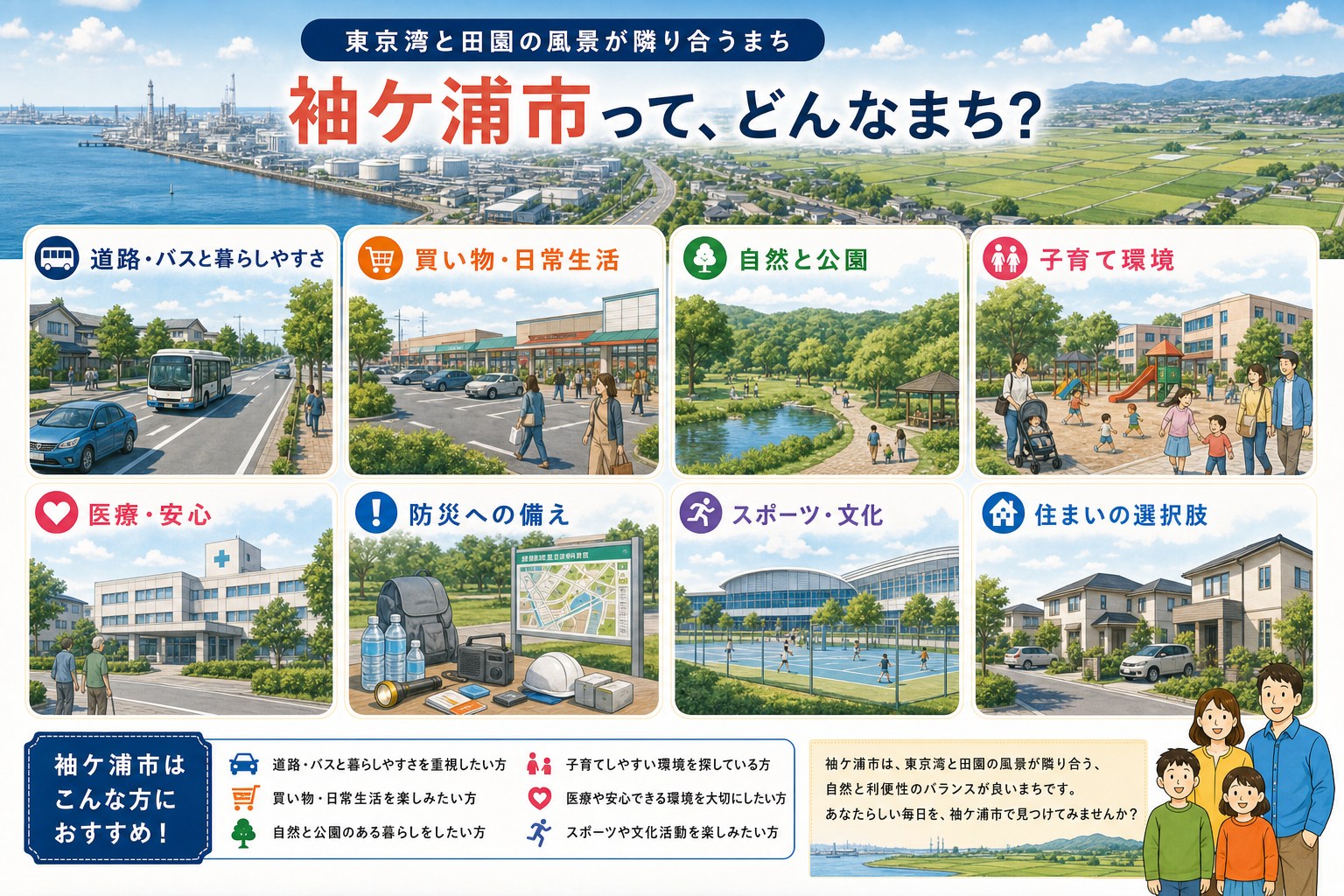 千葉県袖ケ浦市の内窓工事 袖ケ浦駅・長浦駅 周辺の住宅対応エリアイメージ