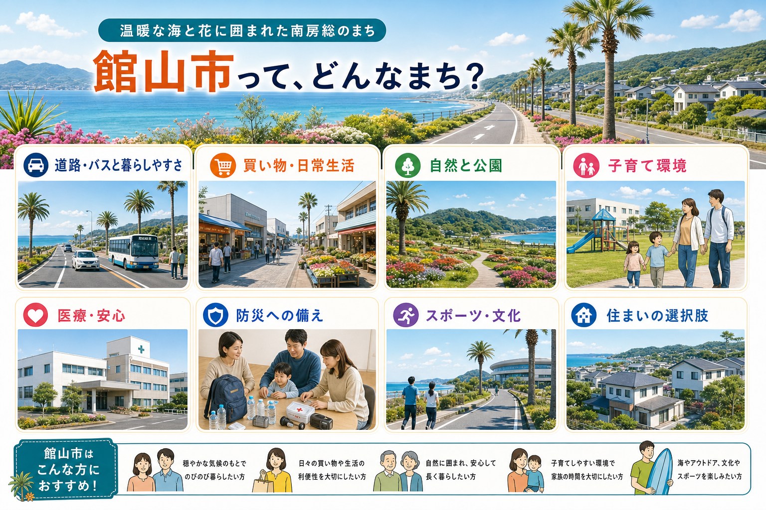 千葉県館山市の内窓工事 館山駅・那古船形駅 周辺の住宅対応エリアイメージ
