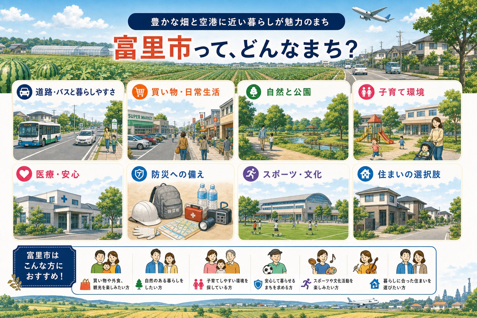 千葉県富里市の内窓工事 （鉄道駅なし駅・成田/八街が最寄）駅 周辺の住宅対応エリアイメージ