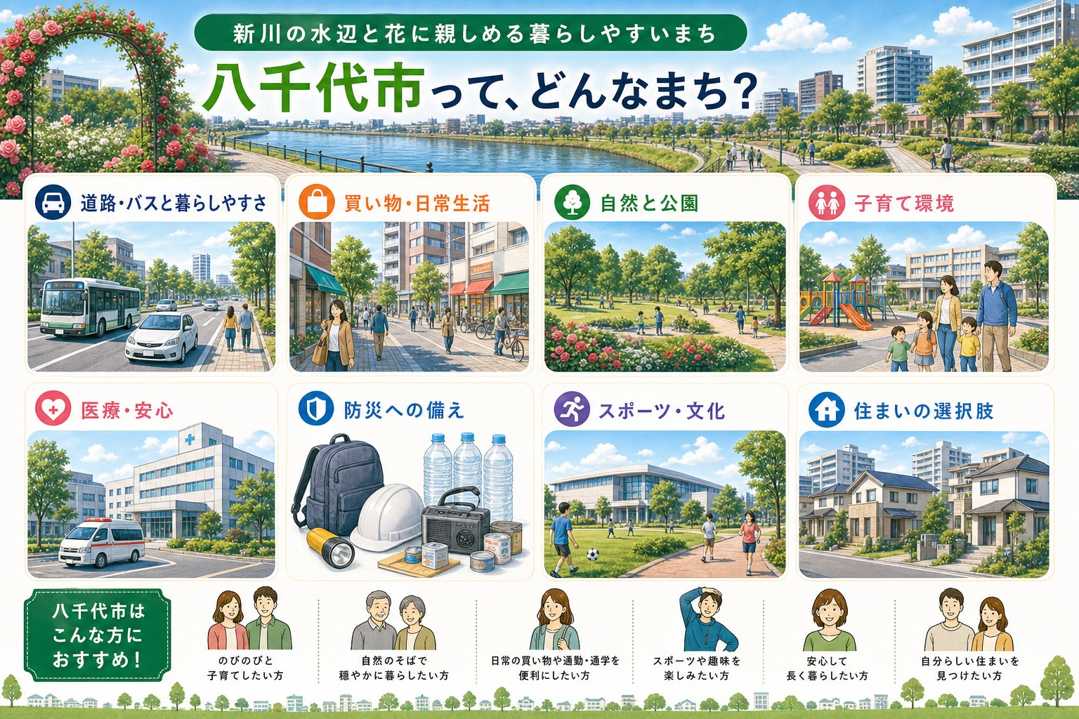 千葉県八千代市の内窓工事 八千代中央駅・勝田台駅 周辺の住宅対応エリアイメージ